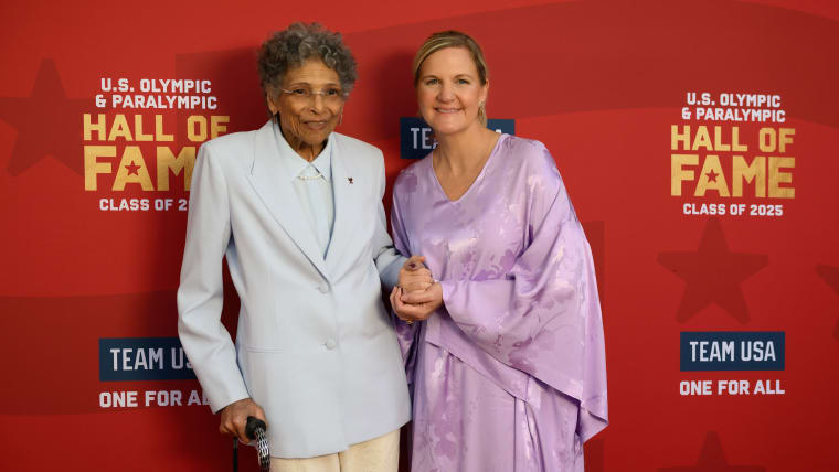 IOC Member Anita DeFrantz, IOC President Coventry