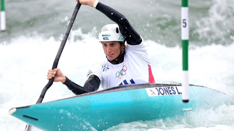 Luuka Jones (NZL) competes at the Olympic Games Paris 2024