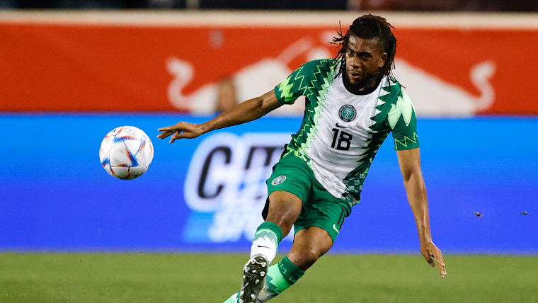  Alex Iwobi #18 of Nigeria 