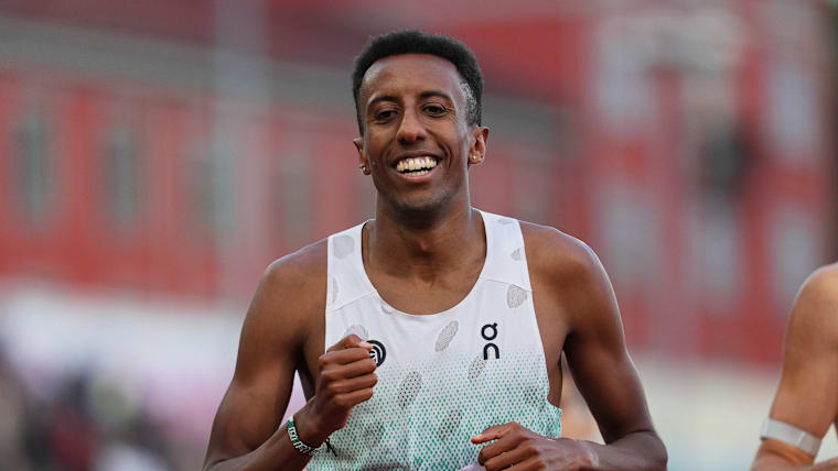 Yared Nuguse has the world lead in the road mile for 2026