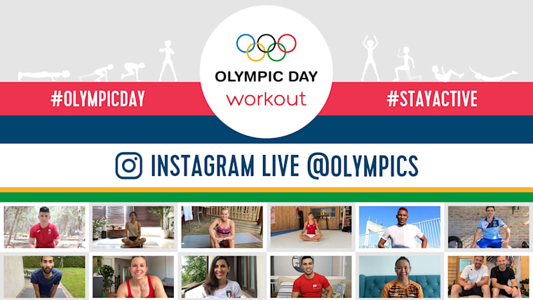Stay healthy, stay strong, stay active with the Olympic Day home workout on 23 June