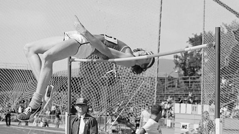 Fosbury Revolutionises High Jump in Mexico 1968