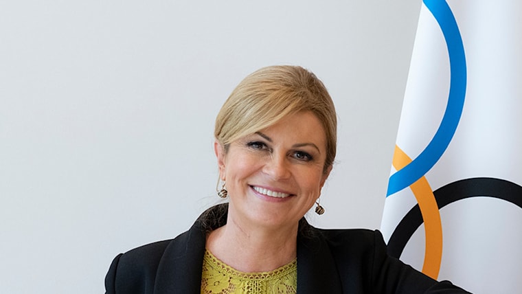 Kolinda Grabar-Kitarović announced as Chair of the Future Host Commission for the Games of the Olympiad