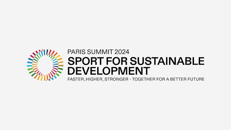 International Summit on Sport and Sustainable Development on 25 July 2024 in Paris, for the pre-opening of the Olympic and Paralympic Games