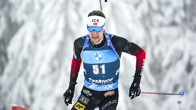 Sturla Holm Lægreid storms to individual gold at biathlon world championships