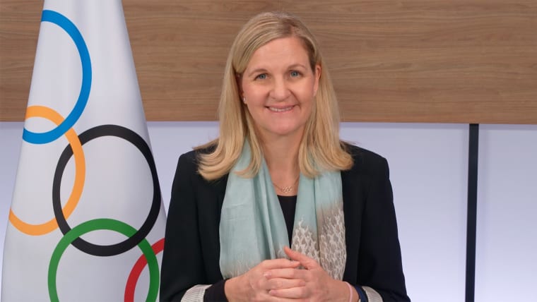 IOC President Kirsty Coventry