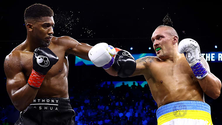Anthony Joshua and Oleksandr Usyk