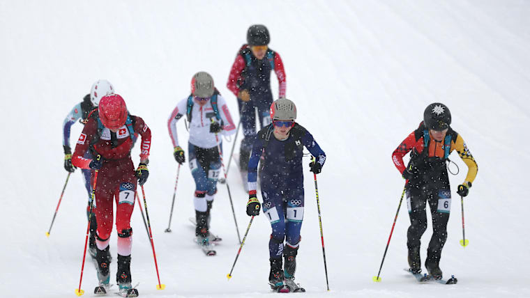 Tatjana Paller (r.) zeigte drei starke Läufe im olympischen Sprint 2026.