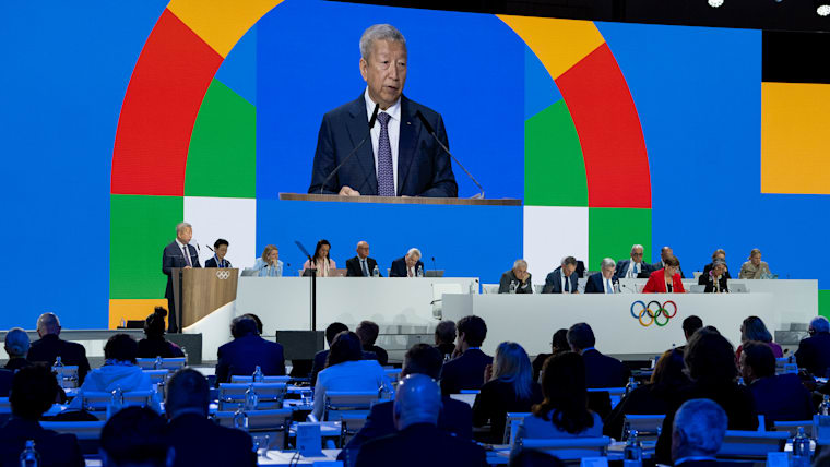 144th IOC Session, Finance report by Mr. Ser Ming NG, The Romanos - Costa Navarino