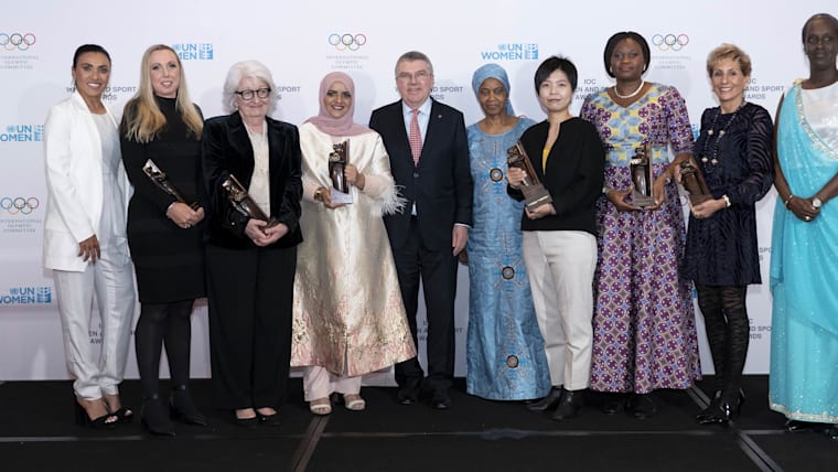 IOC Awards 2019 Women and Sport trophies to gender equality advocates