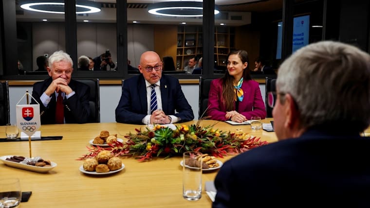 IOC President in Slovakia