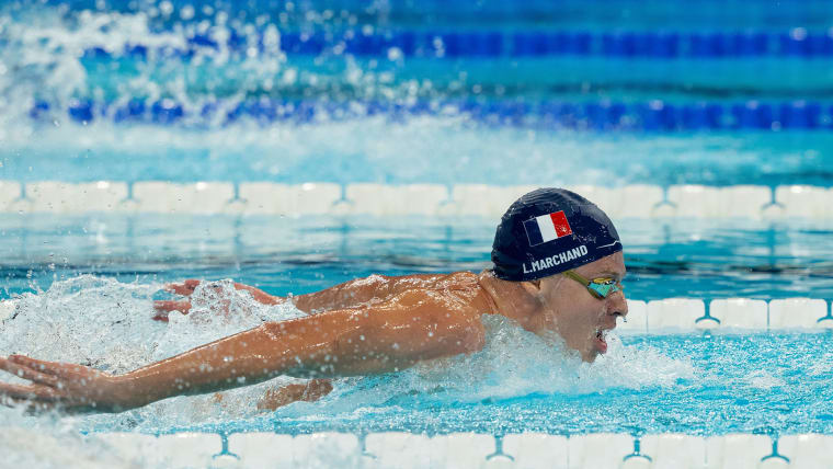 Marchand at Paris 2024