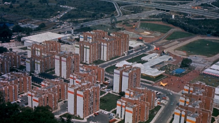 Mexico-1968-The-olympic-villages