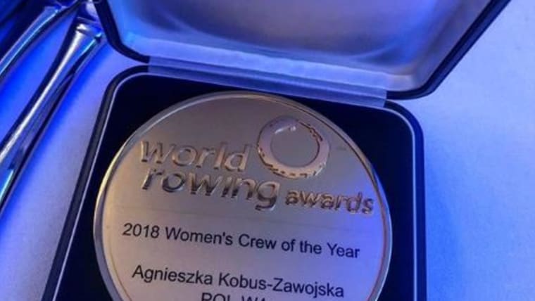 2018 World Rowing Awards medal