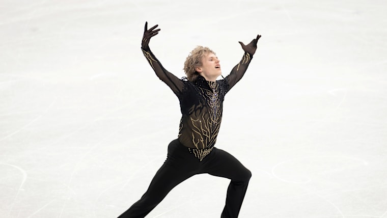 Ilia Malinin won his third world title at the 2026 ISU World Figure Skating Championships in Prague, Czechia.