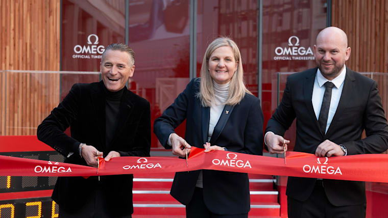 IOC President Attends Omega Showcase Opening
