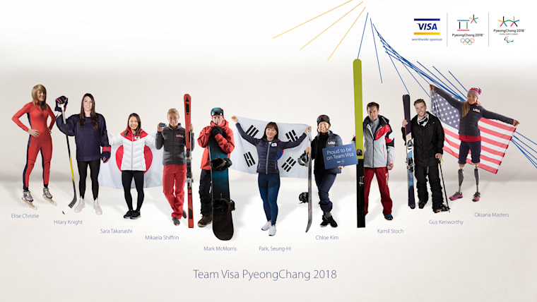 Olympic Partner Visa strong support at PyeongChang 2018