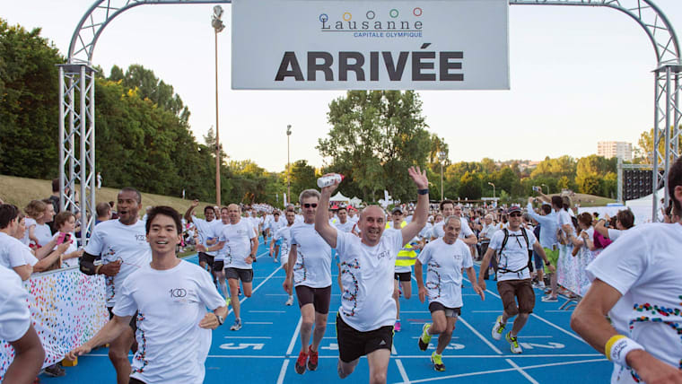 Olympic superstars get active in Lausanne for Olympic Day