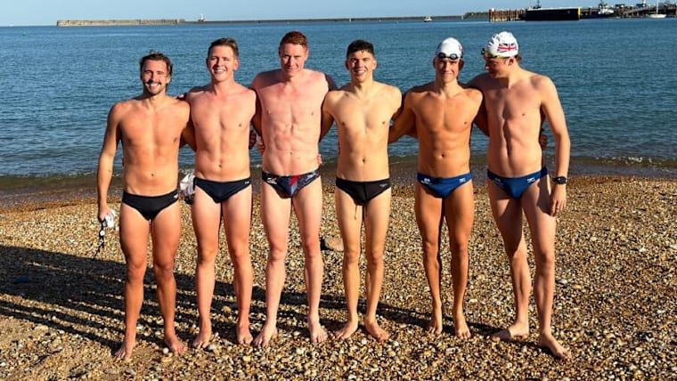 British National Team Channel Swim