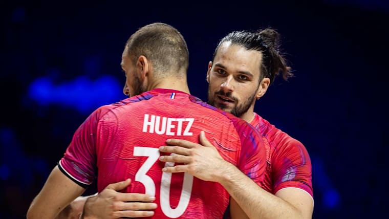 Huetz et Brizard lors de la dernière VNL