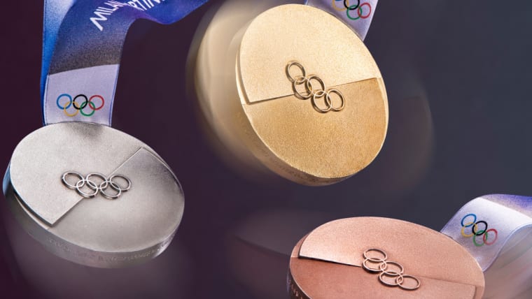 The medals of Winter Olympic Games of Milano Cortina 2026 