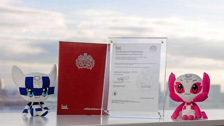 Tokyo 2020 obtains international sustainability certification ISO 20121 