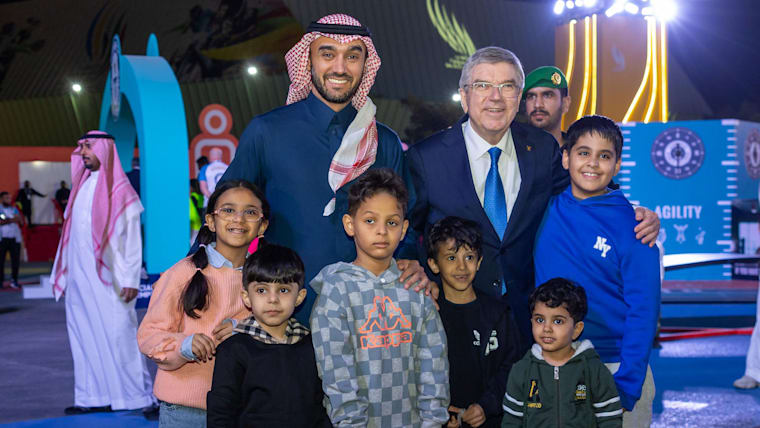 IOC President in Saudi Arabia to visit the National Olympic and Paralympic Committee and the Saudi National Games
