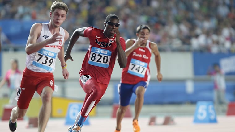 Noah Lyles Nanjing 2014