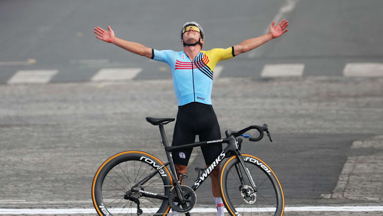 It was a historic Games to remember for Belgium's Remco Evenepoel, who won both the men's road race and time trial events – the first man to do the road cycling double at a single Olympic Games. His finish-line celebration at the end of the road race became an iconic moment.
