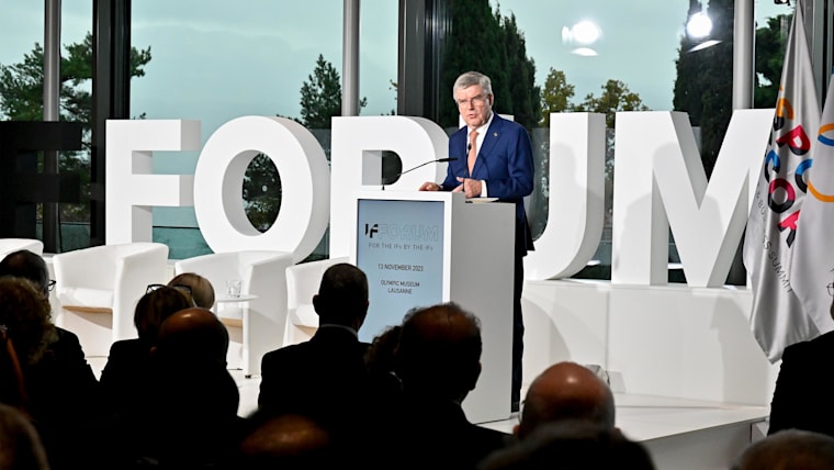 IOC President calls for unity in sport at IF Forum