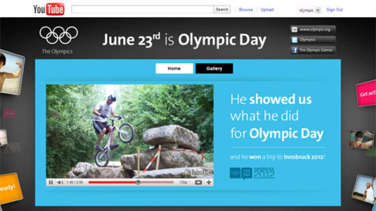 Olympic Day YouTube winner