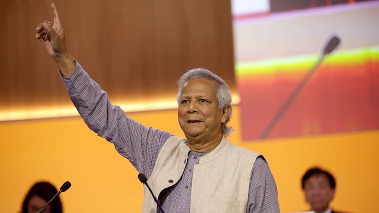 Le professeur Muhammad Yunus invite le Mouvement olympique à promouvoir l'entrepreneuriat et le concept d'entreprise sociale