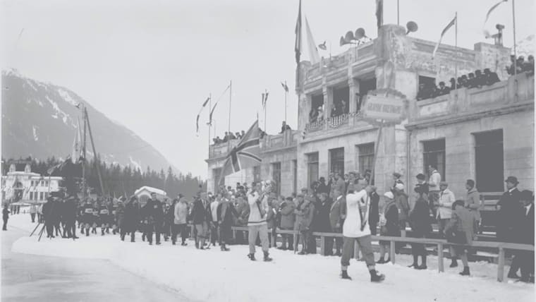 La cérémonie d’ouverture des Jeux de Chamonix 