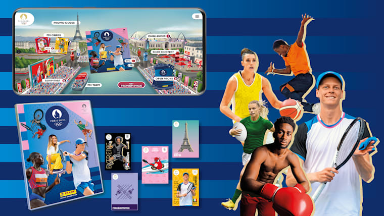 Jetzt spielen! Paris 2024 Album von Panini