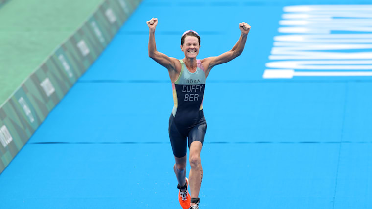 Flora Duffy Olympic champion