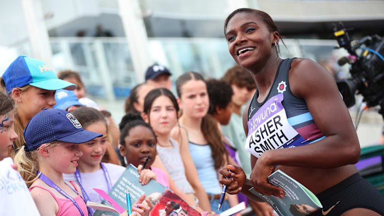 Dina Asher-Smith is one of many home hopes competing at the London Diamond League 2026