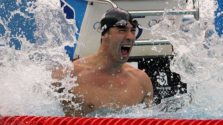 Michael Phelps' Record Eight Gold Medals in Beijing
