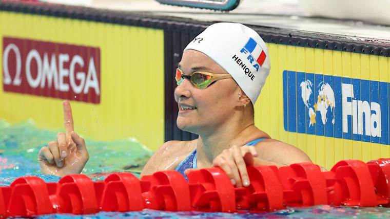 Melanie Henique of Team France