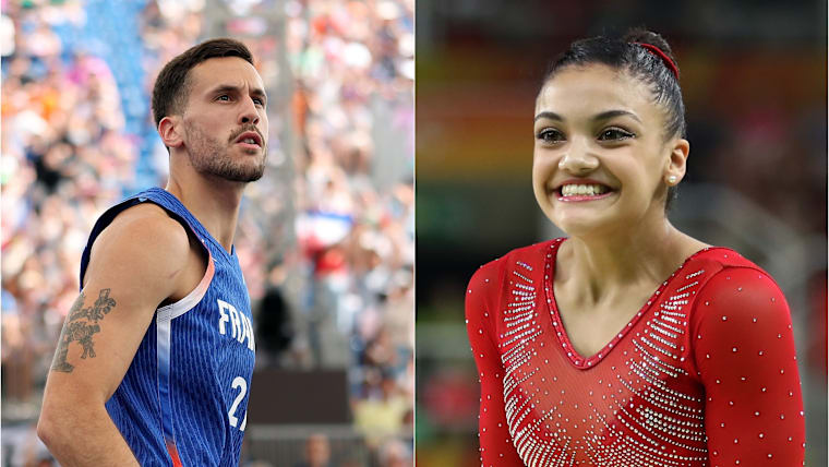 Franck Seguela and Laurie Hernandez