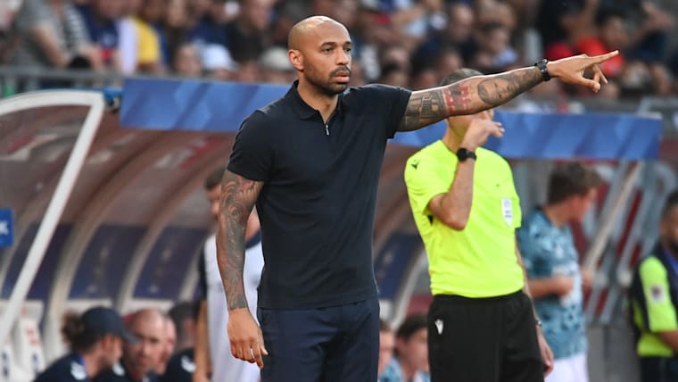 Thierry Henry of Team France