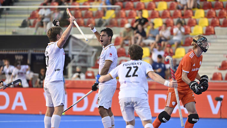 The Belgian men's hockey team
