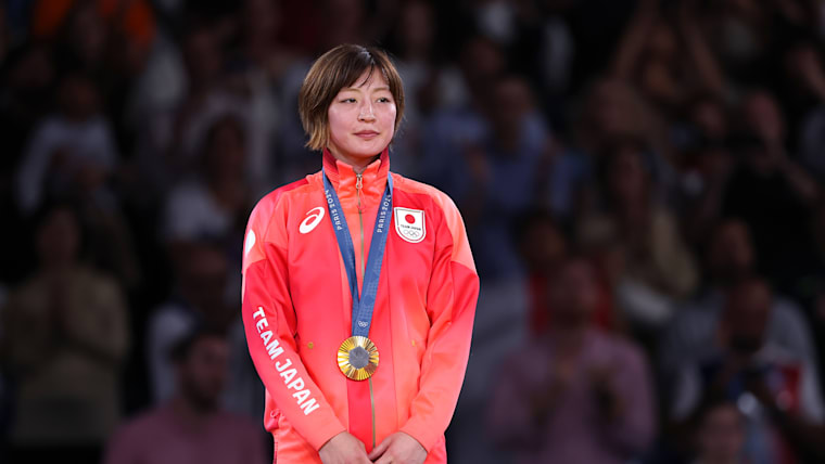 Gold medalist Natsumi Tsunoda of Team Japan