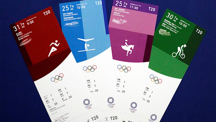 Tokyo 2020 ticket designs unveiled