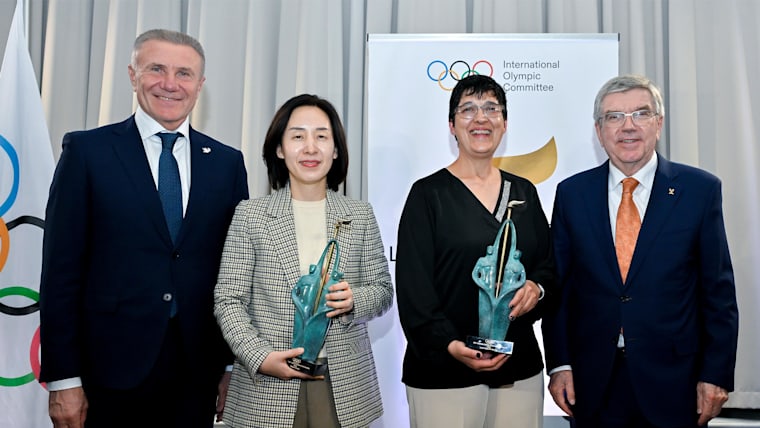 Laura Martinel et Taesuk Chang désignés lauréats des Trophées du CIO récompensant des entraîneurs d'exception