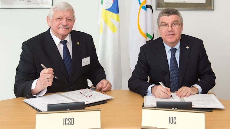 IOC signs MoU with International Committee of Sports for the Deaf