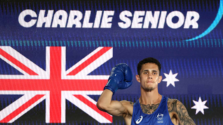 Charlie Senior of Team Australia