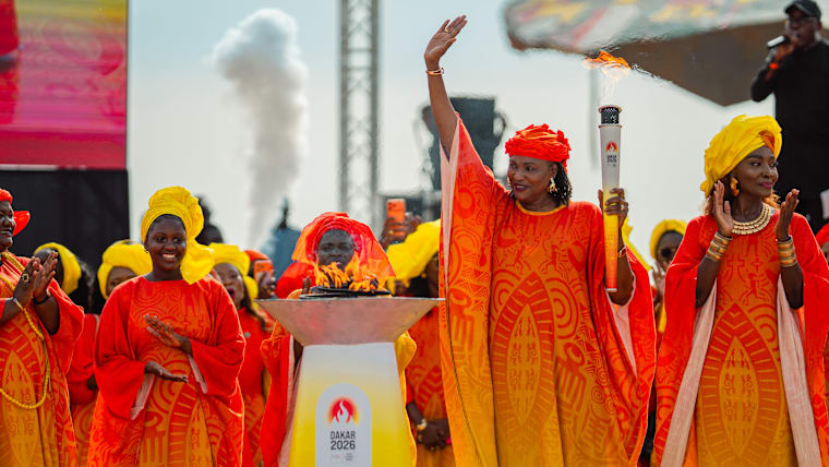 La flamme olympique était à Dakar ce samedi 12 septembre