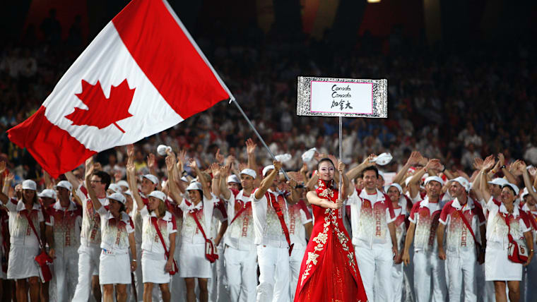 ceremonie d'ouverture des jeux de beijing canada
