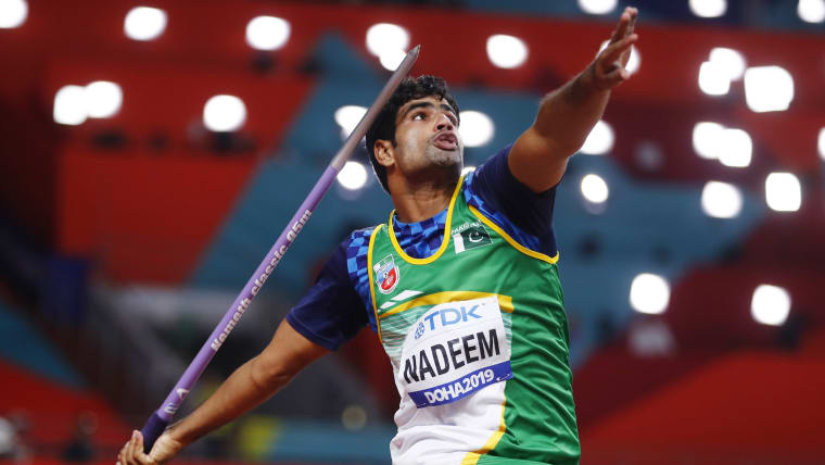 Pakistan javelin thrower Arshad Nadeem