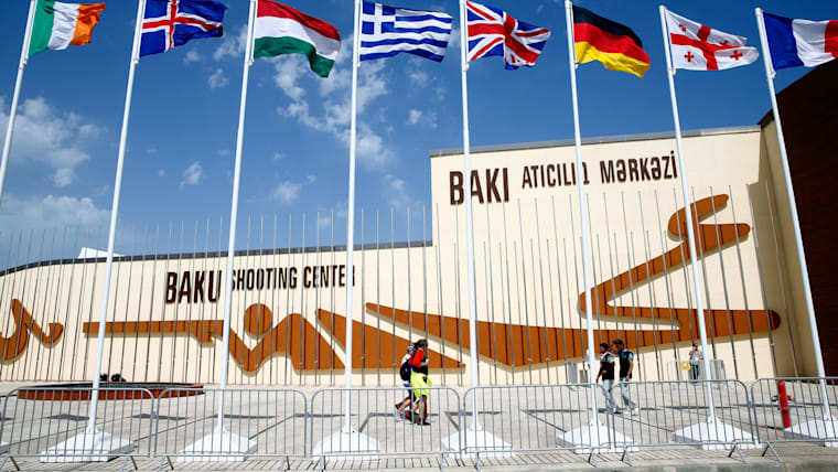 The Baku Olympic Shooting Range was newly built for the Baku 2015 European Games